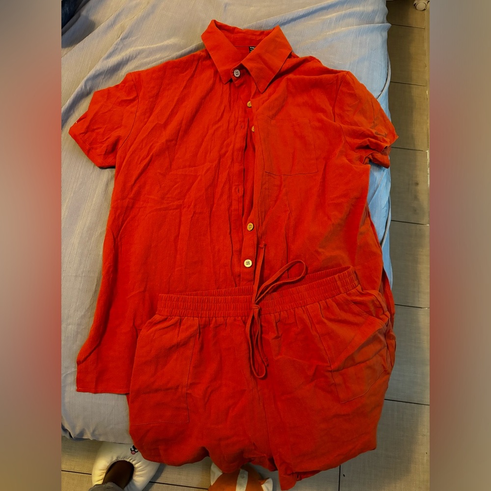 2 piece orange set